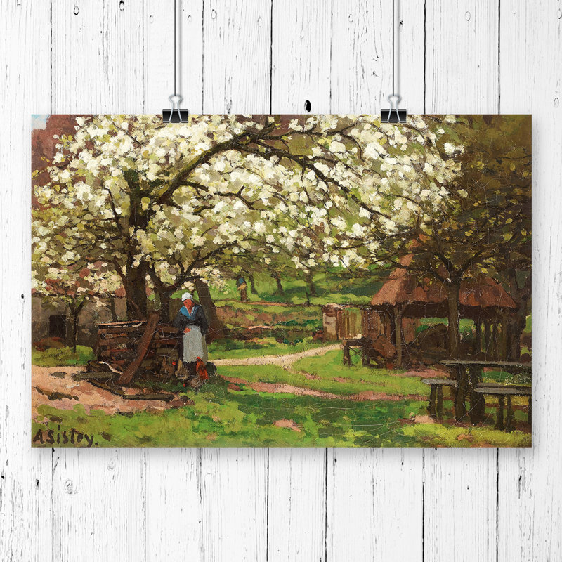 Alfred Sisley Landscape - Frameless Print, 29.7cm H x 42cm W