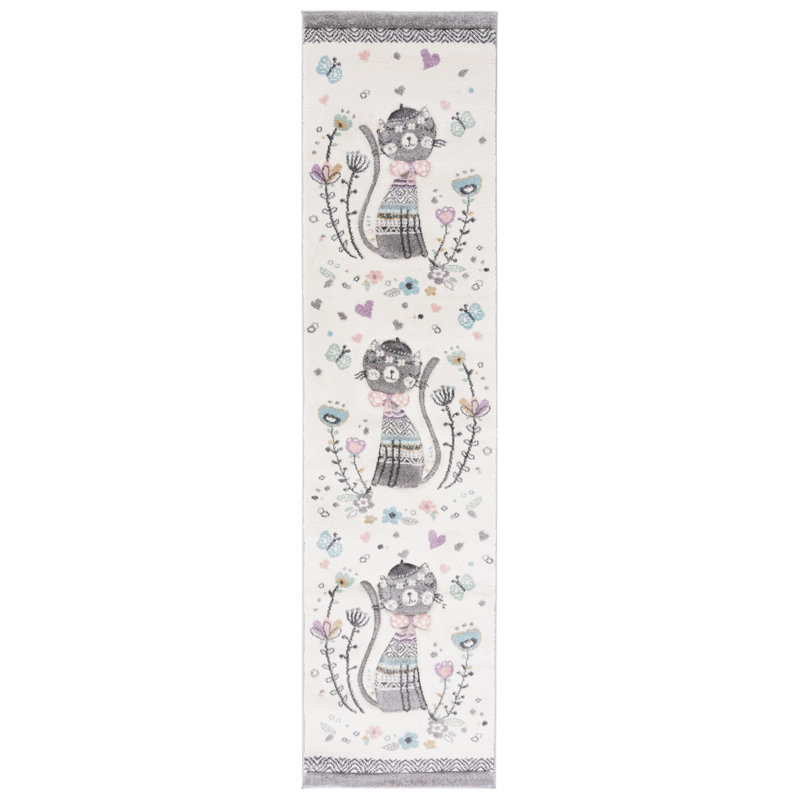 Tapis ivoire Glantz, Tapis de couloir 2 pi 3 po x 6 pi
