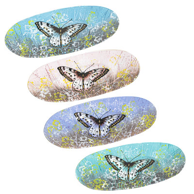 Fleurance Glass Decorative Plate