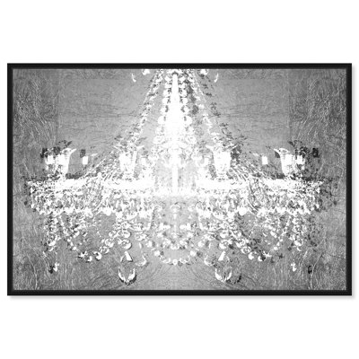 Dramatic Entrance " Fashion And Glam Dramatic Entrance Chrome, Modern & Contemporary Gray " by Oliver Gal
