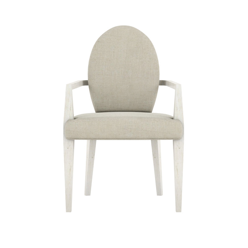 Chaise avec accoudoirs rembourrée Ashlar