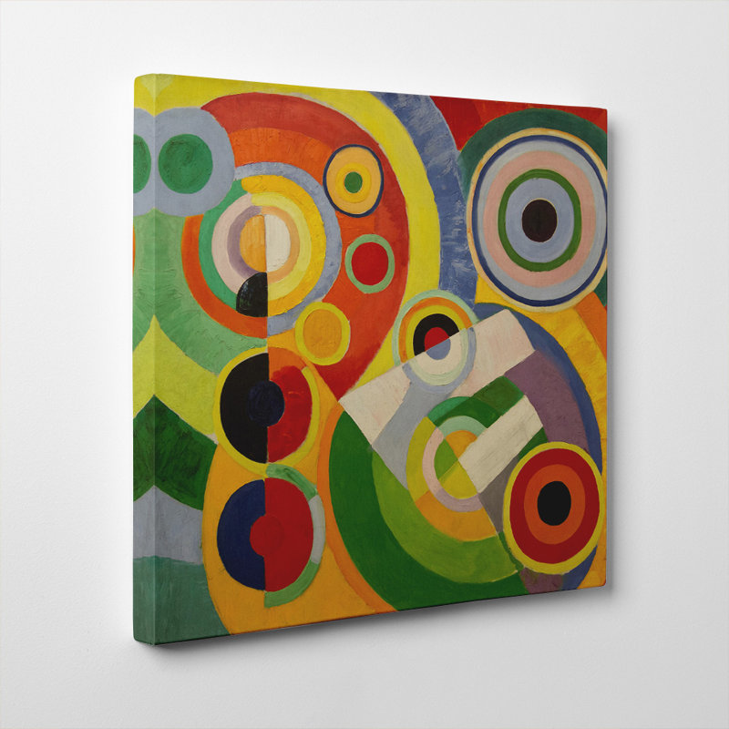 Robert Delaunay - Wrapped Canvas Painting, 76cm H x 76cm W
