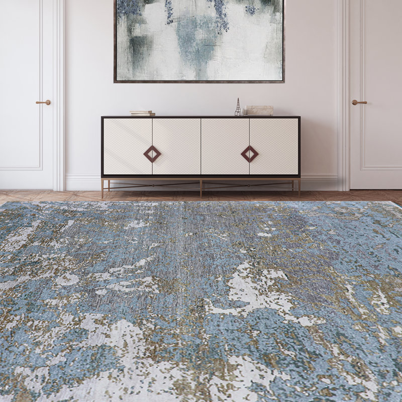 Abstract Area Rug, Rectangle 8' x 10'