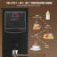 Distributeur d'eau chaude électrique commercial en acier inoxydable 15L