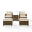 2 - Person Patio Conversation Set with Cushions-1791148171-1791148170