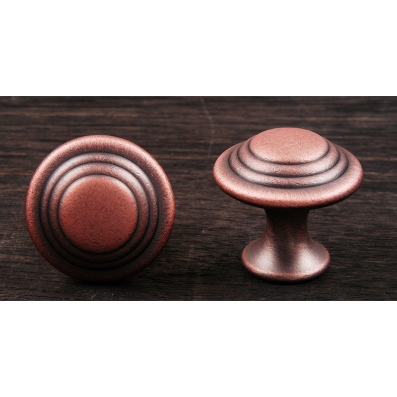 CK Series 1 1/4" Diameter Mushroom Knob, Polished Brass