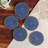 Novica Handmade Royal Glitz Beaded Wood Coasters