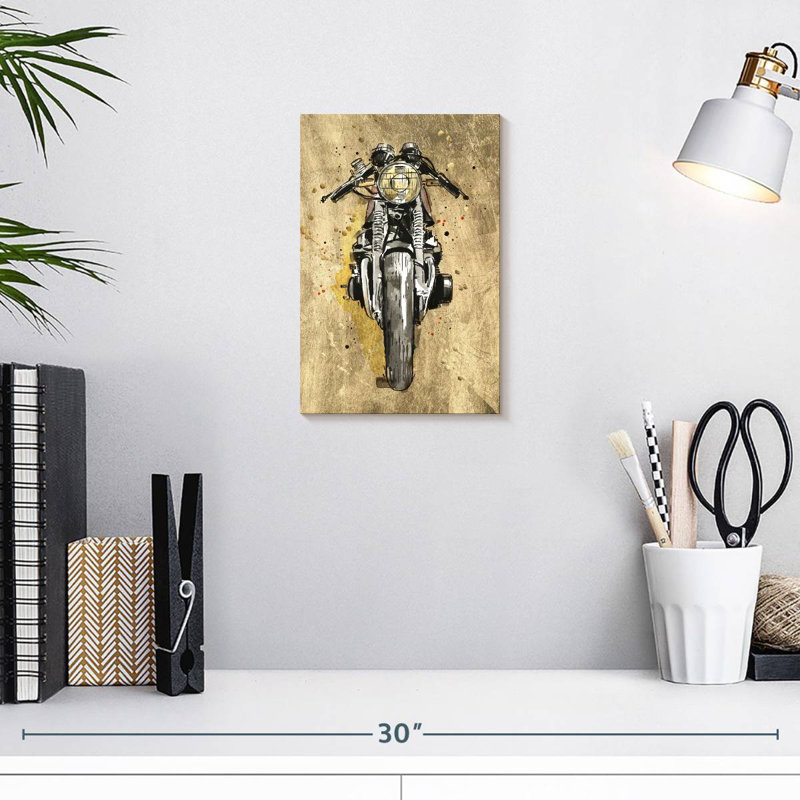Mehar Metallic Rider I, 12" H x 8" W