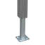 72.83cm H x 294cm W Grey Composite Fence Panels