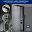 5-way Diverter Shower Tower Panel System with Fixed Shower Head-92892767