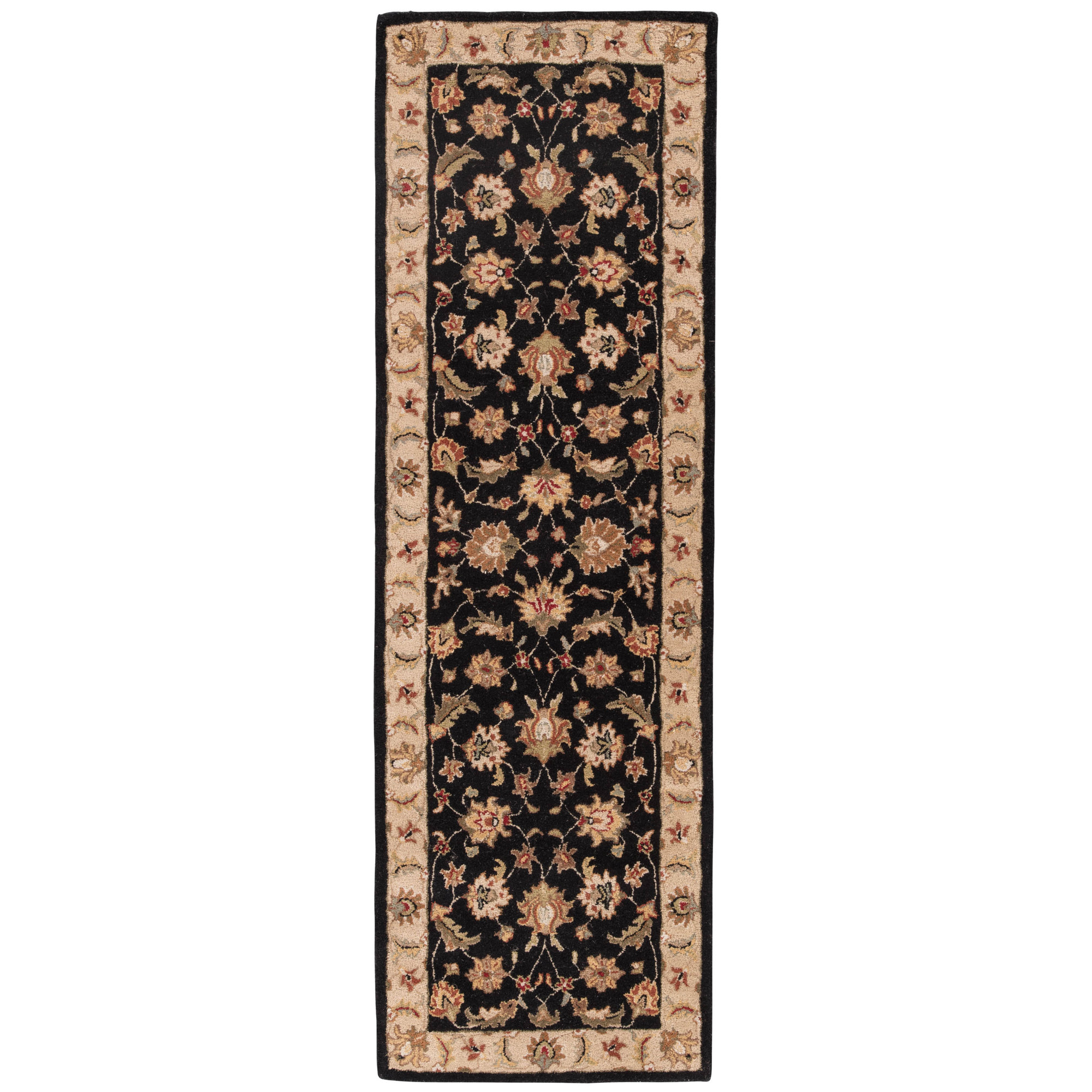 Lyndsay Handmade Wool Rug, Runner 2'6" x 10'