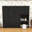 Grand lit escamotable avec armoire de rangement et éclairage DEL-1401233800