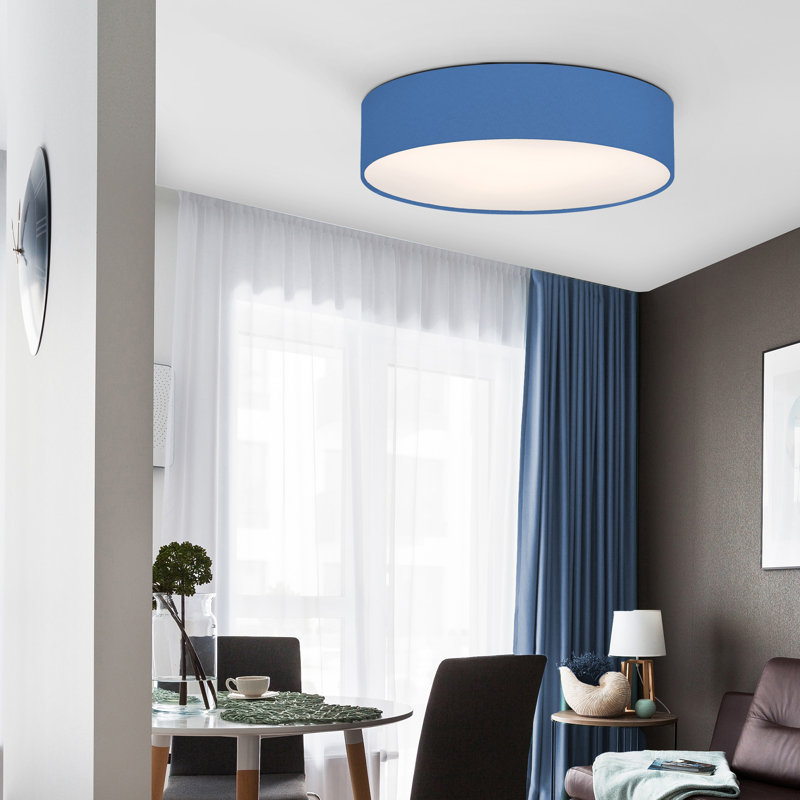 Parvin Flush Mount, Blue