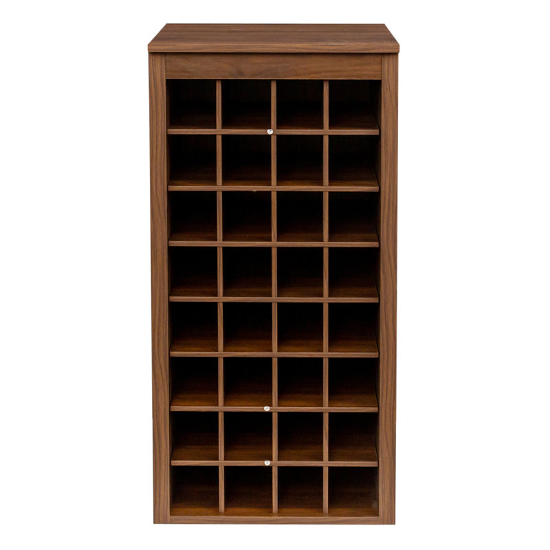 Onstott 15.94'' Wine Bar, Walnut Brown