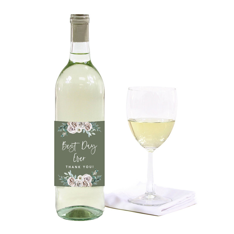 Autocollants pour étiquettes de bouteilles de vin