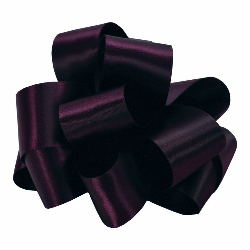 Ruban de satin double face 1,5 "X50Yds, Mauve aubergine