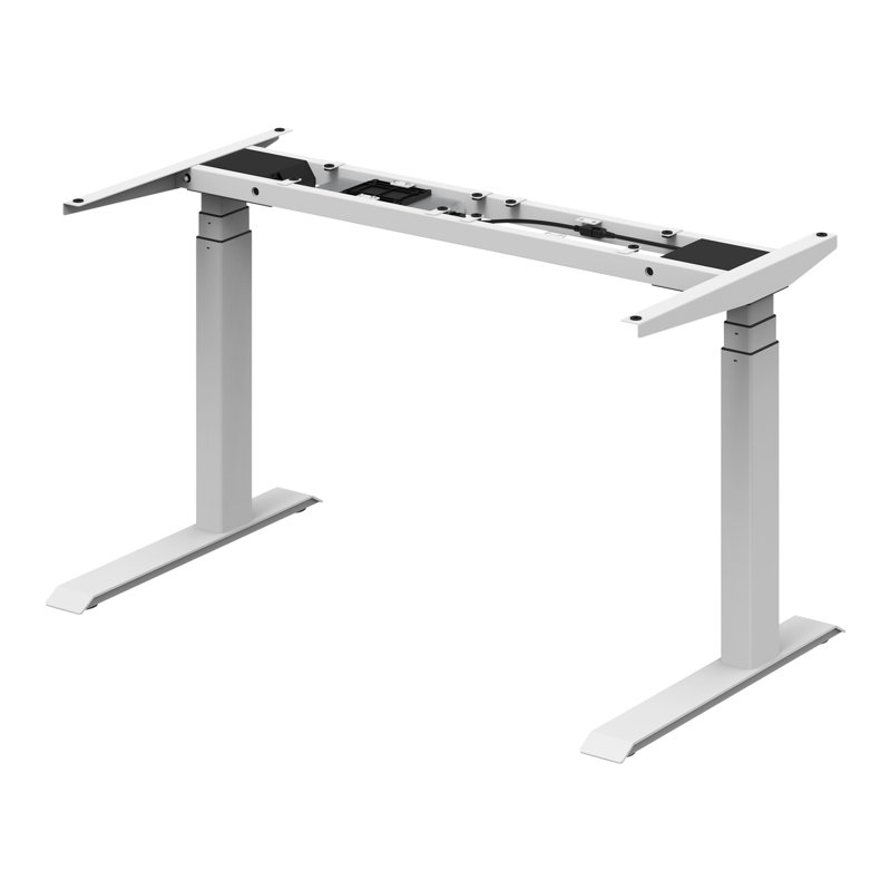 Base de bureau H 51 po x l 64 po Swaim, Blanc