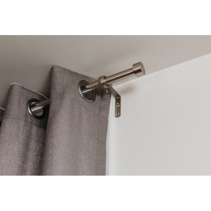Curtain Single Pole, 3.18cm H x 182.88cm W x 3.18cm D