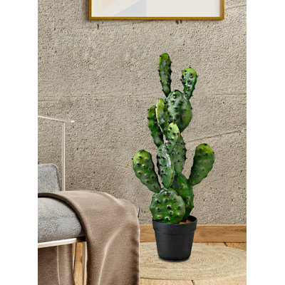 Cactus artificiel en pot 27 po