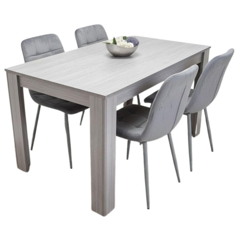 Mirsada 4 - Person Dining Set, 75 x 117 x 77 cm