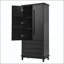 Armoire de cuisine de 70 pouces avec 2 tablettes, 6 compartiments de porte et 3 tiroirs pour un rangement efficace et une conception élégante-1258912676