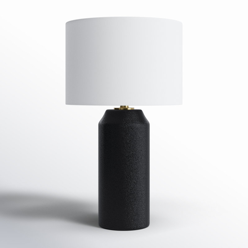 Patrick Ceramic Table Lamp, Black