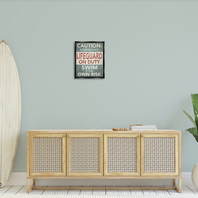 " Funny Swim At Own Risk " by Graffitee Studios