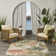 Clemencio 2'8" x 4' Ivory Green Modern Rug