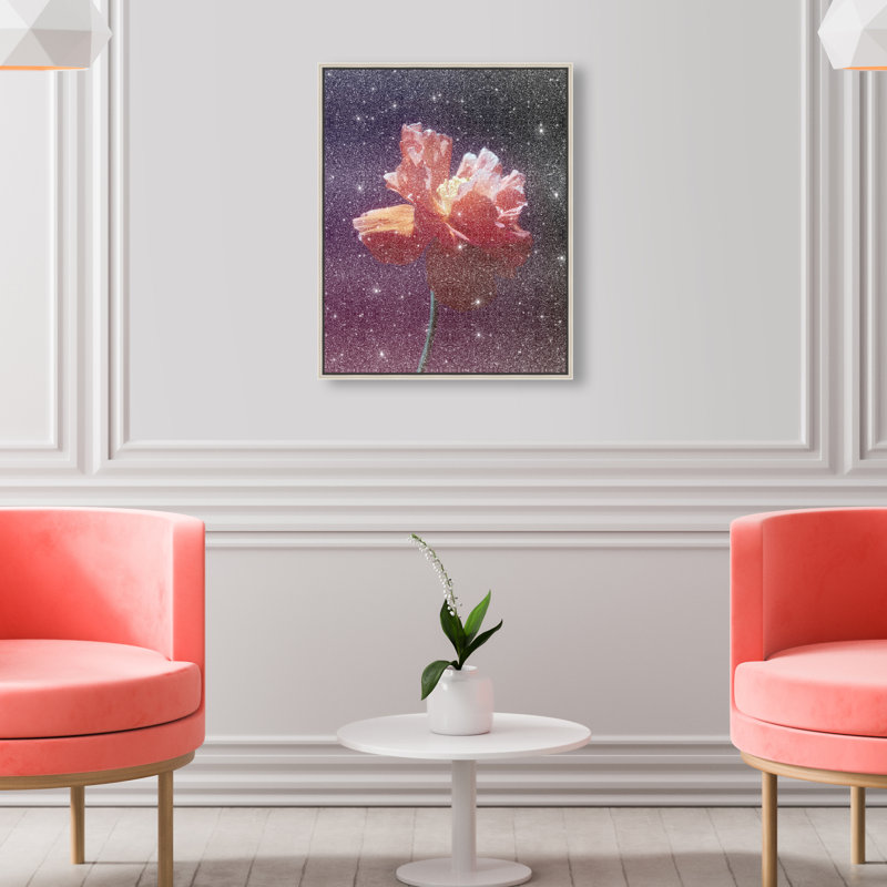 Taffeta Twilight II Print by Oliver Gal, 17"H x 21"W, Silver Floater Frame