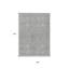 Tapis intérieur / extérieur géométrique lavable gris et ivoire 8 pi x 10 pi