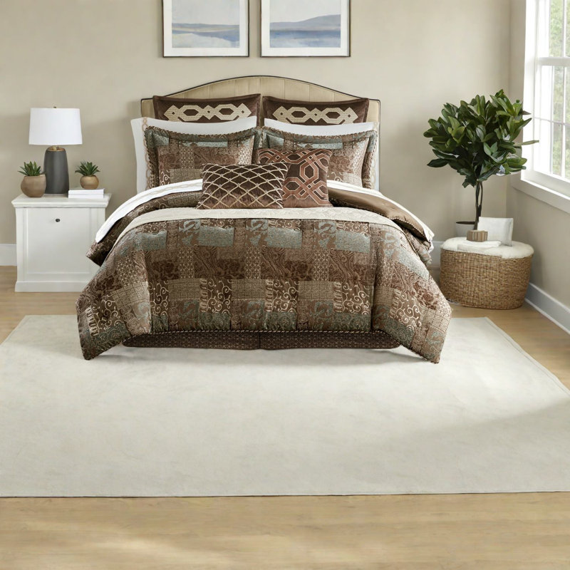 Ensembles de literie en poly durable, style luxueux rouge pour la maison