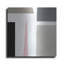  «Color Blocks 4» par Alicia Ludwig, art mural en métal, 36 po x 36 po