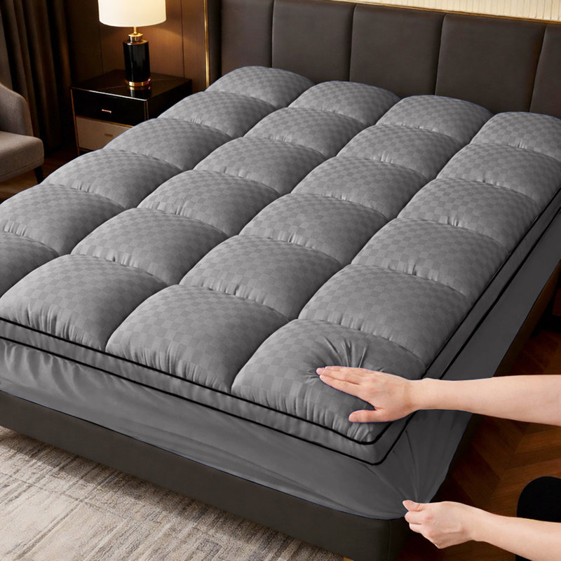 Queen Mattress Topper, 1000GSM Ultra Thick Grey Mattress Pad, Soft & Supportive Pillow Top, 8-21 Inch Deep Pocket, Firm Bed Topper for Cooling, Hypoallergenic Mattress Protector