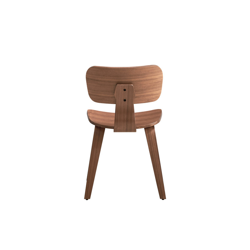 Walnut Finish Side Chair