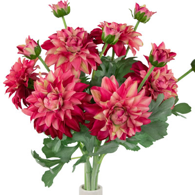 Sprays floraux artificiels 23 po Dahlia