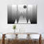 «Mountain Geometric Illusion Mountain», ensemble de 3 impressions sur toile par Jonathan A.-93058121