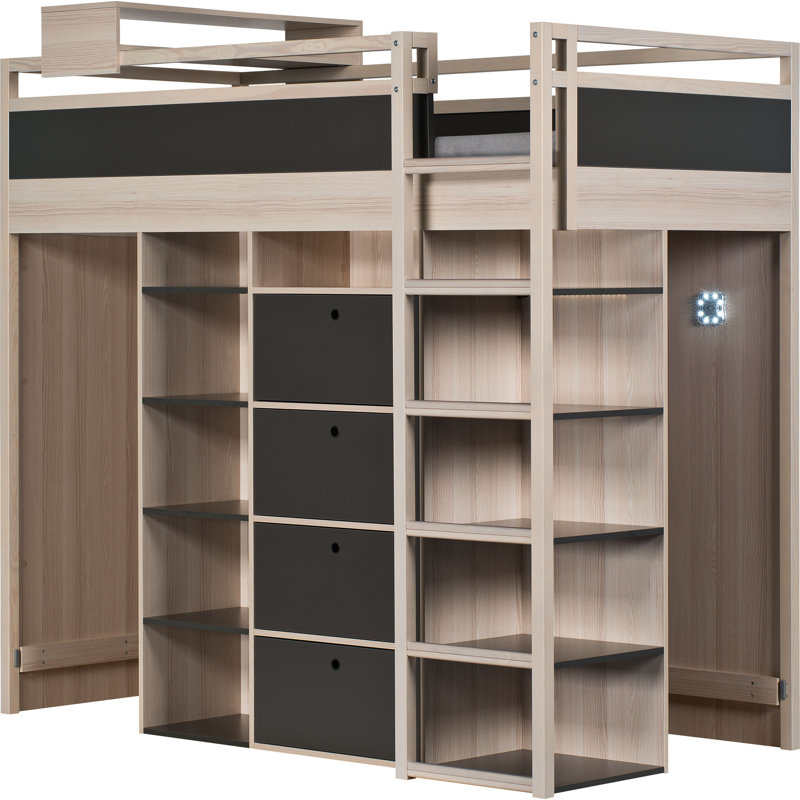 Robena High Sleeper Storage Bed Table
