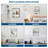 21" X 17" Stainless Steel Shower Niche Double Shelf-1065434145
