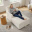 Chaise longue rembourrée avec rangement-156991165