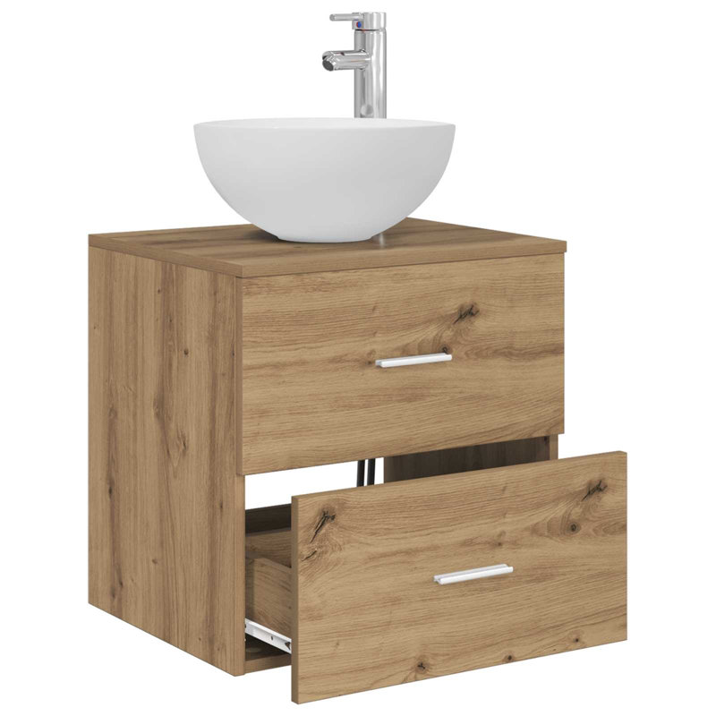 495 mm Bathroom Vanity, Artisan Oak