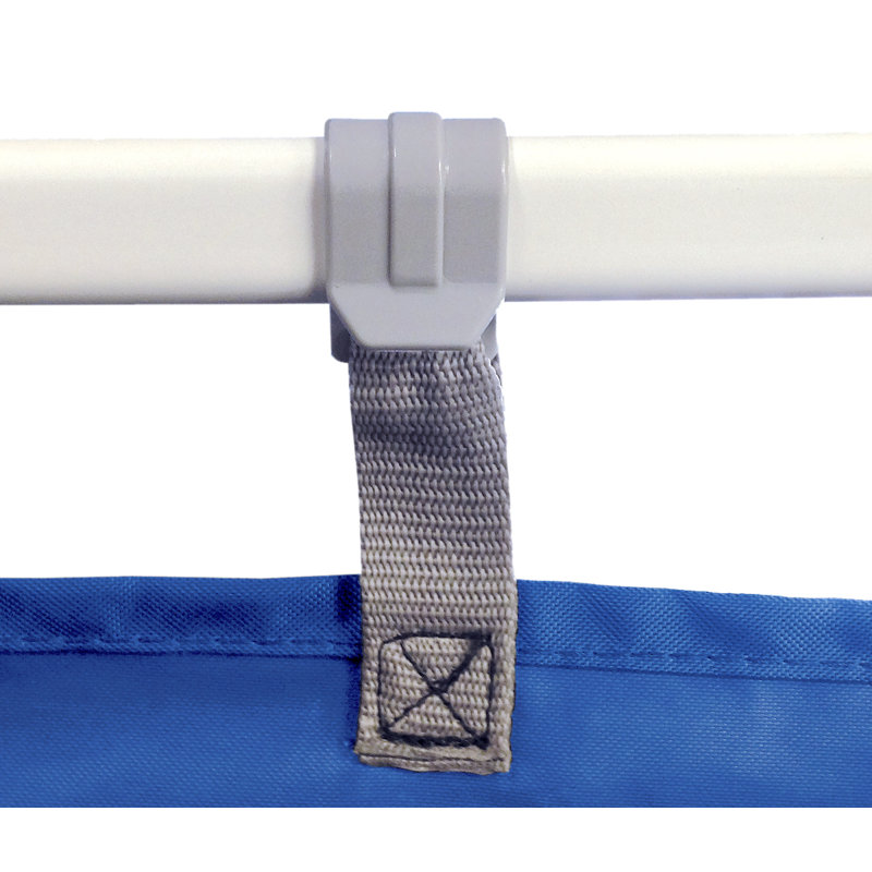 E-Z UP Gray Fabric Side Wall, Royal Blue