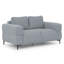 2-seater Sofa With Cardea In Soft Textured Fabric And High Seating Comfort-364685019
