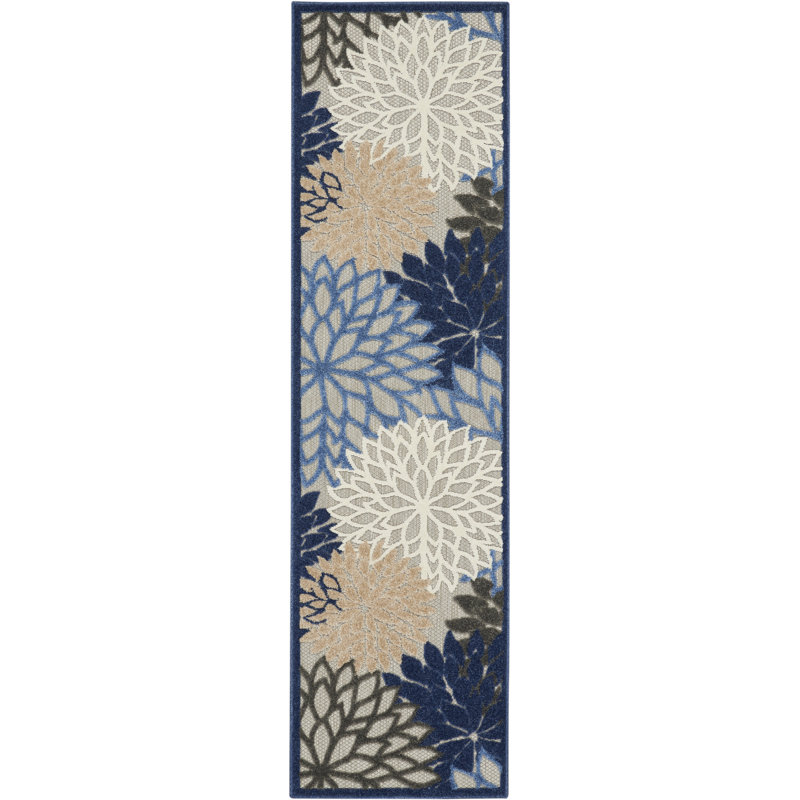 Abela Floral Indoor Rug, Runner 2'3" x 8'