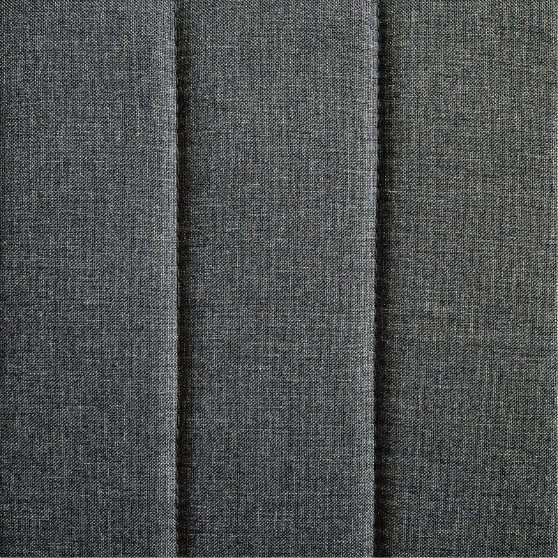 Lit de jour simple avec lit gigogne, structure de lit en métal gris pour un lit gigogne gris et stable