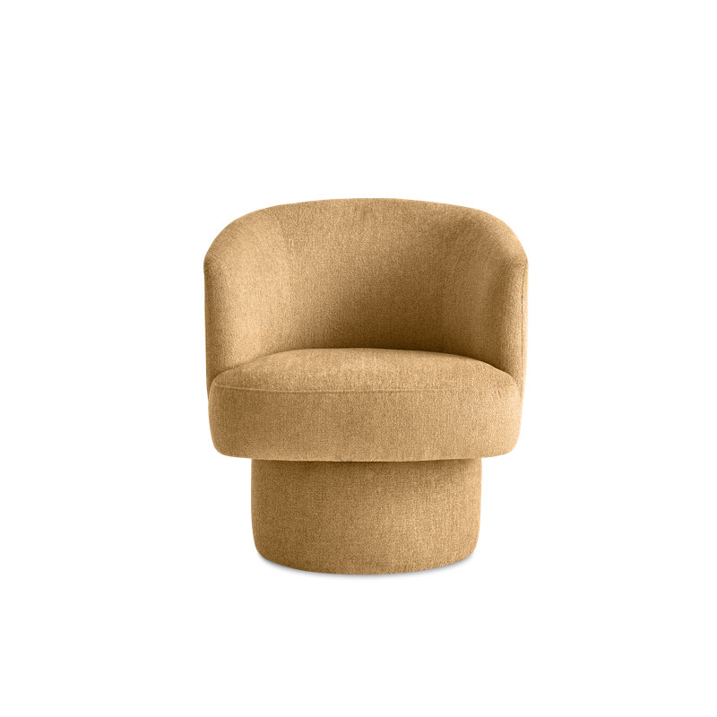 Fauteuil pivotant Orbix, sépia, Sepia