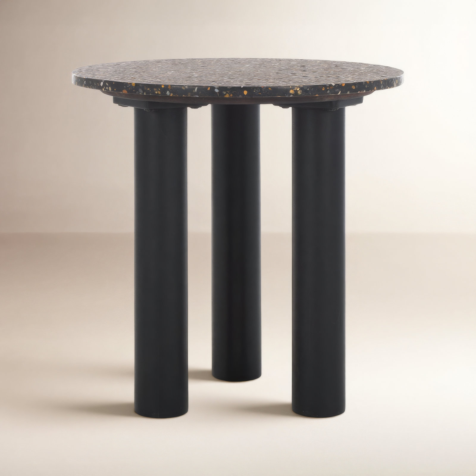 Pike Stone End Table, Black
