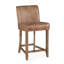 Avery Upholstered Stool with Solid Wood Frame-2125407067