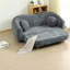 Canapés convertibles à compression, fauteuil inclinable 86 po Chenille