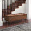 Banc de rangement en similicuir Arlecia-856226809