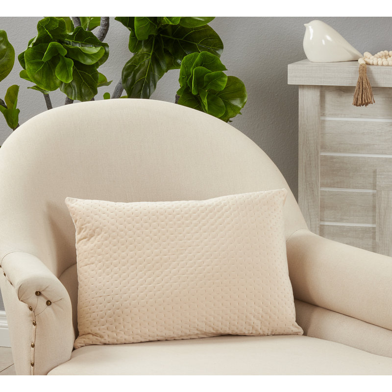 Reversible Throw Pillow, Natural